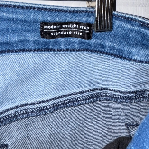 Sanctuary Modern Color-Block Straight Jeans Blue 32​ - Picture 6 of 13